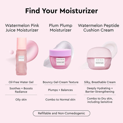 Glow Recipe Watermelon Milk Peptide Cushion Cream Refillable Moisturizer