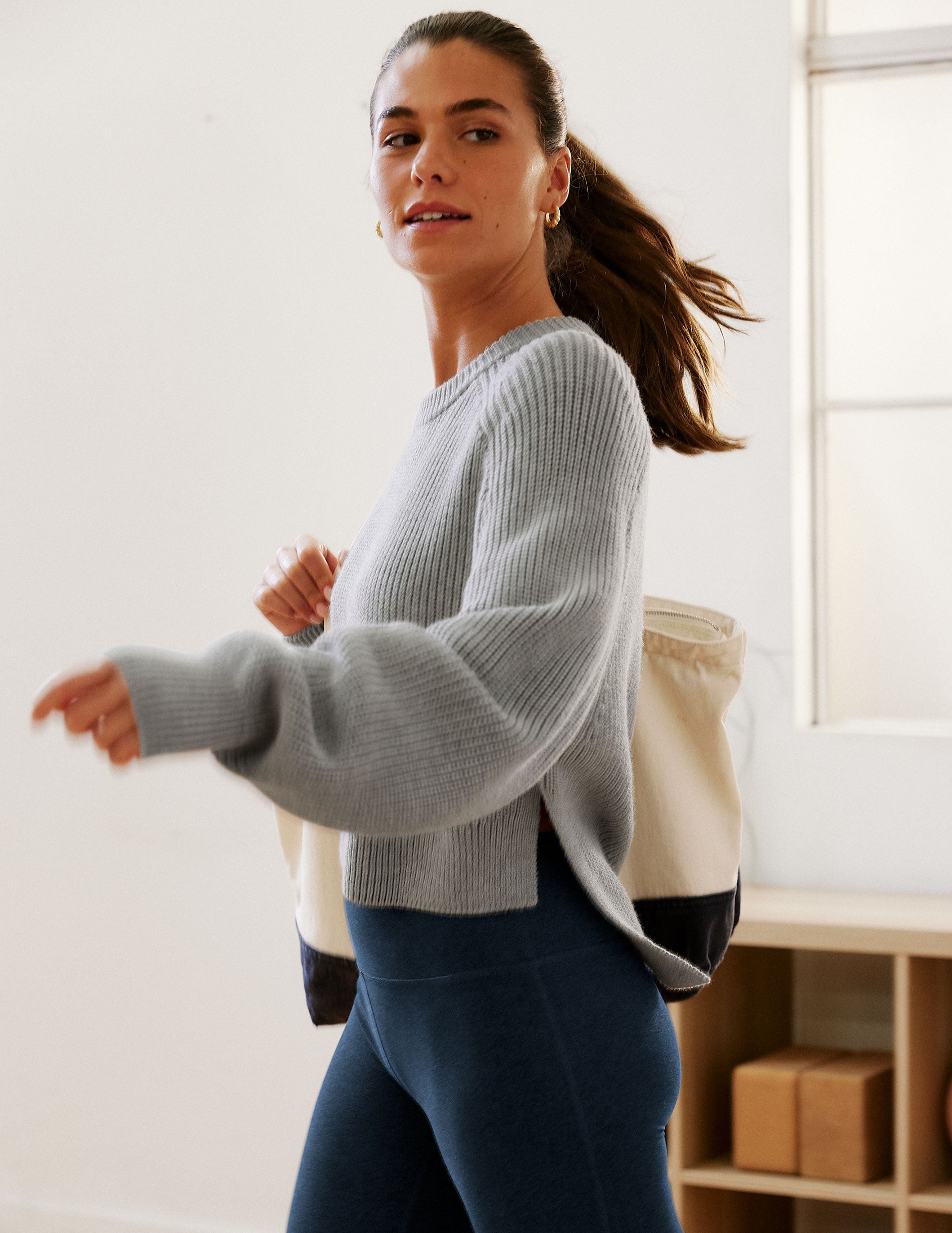 Beyond Yoga Ready For Anywhere Hi Lo Sweater Women's
