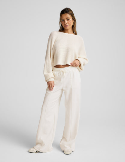 Beyond Yoga Ready For Barre Cropped Sweater Women's