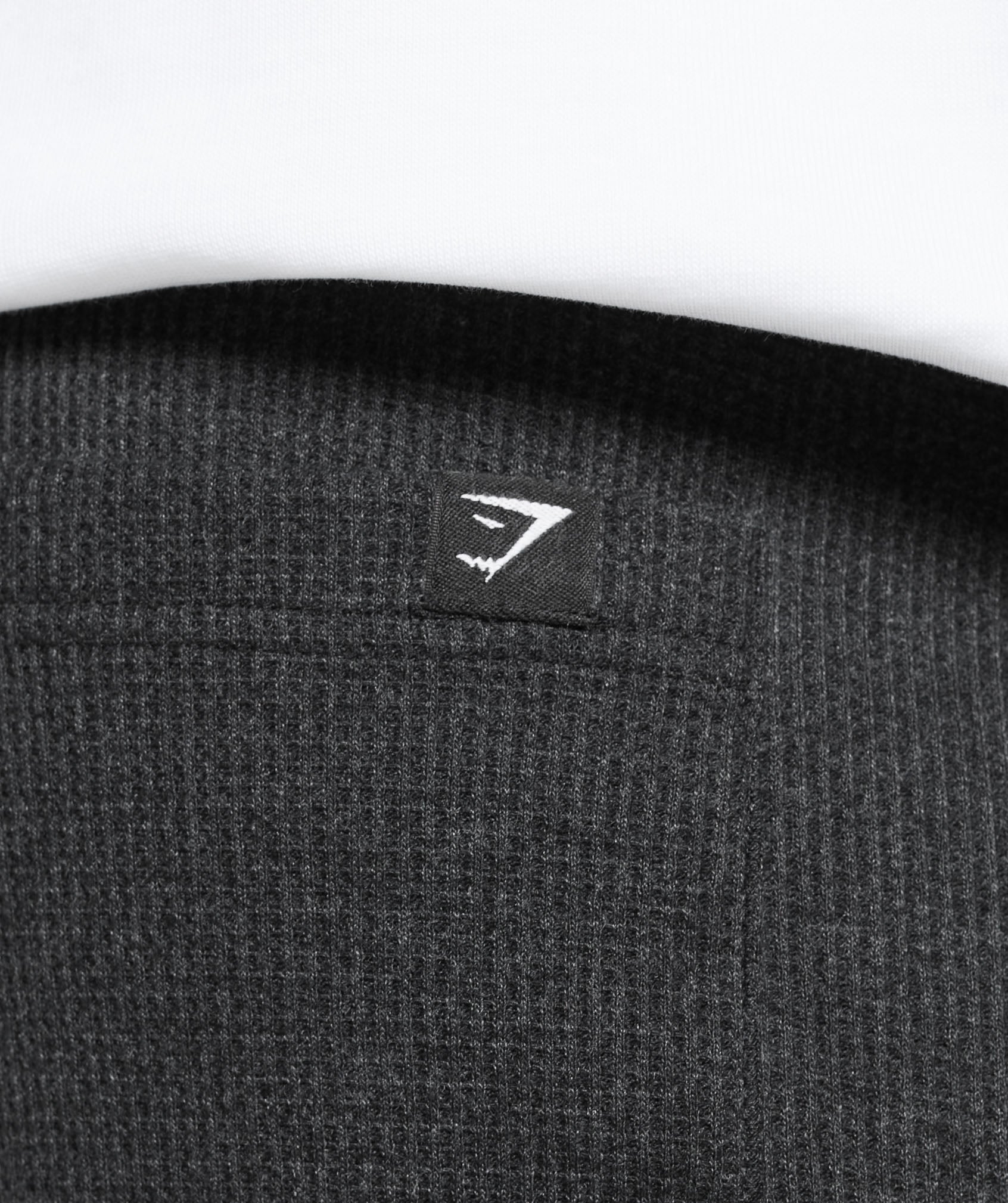 Gymshark Waffle Straight Leg Joggers Black