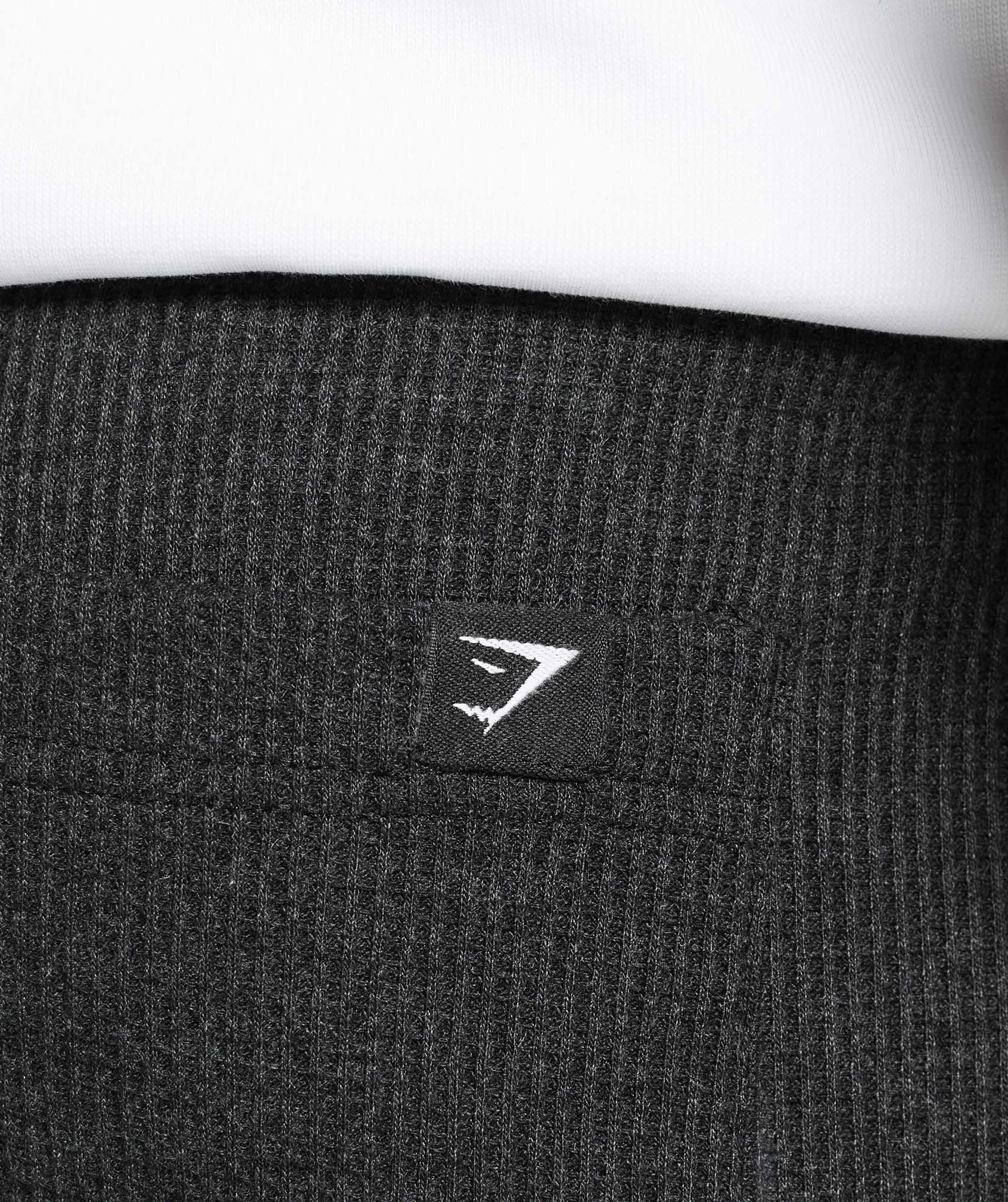 Gymshark Waffle Shorts Black