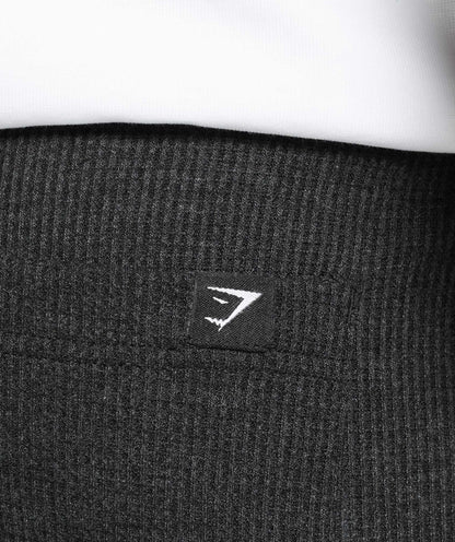 Gymshark Waffle Shorts Black