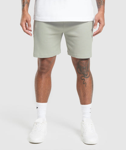 Gymshark Waffle Shorts Stone Grey