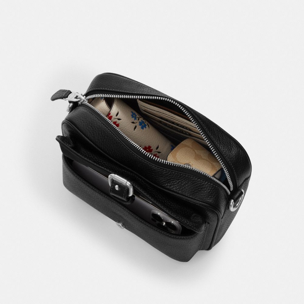 Coach Warner Crossbody Bag Gunmetal Tan