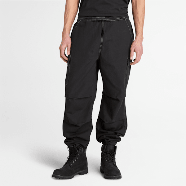 Timberland Washed Duck Canvas Cargo Pant Black