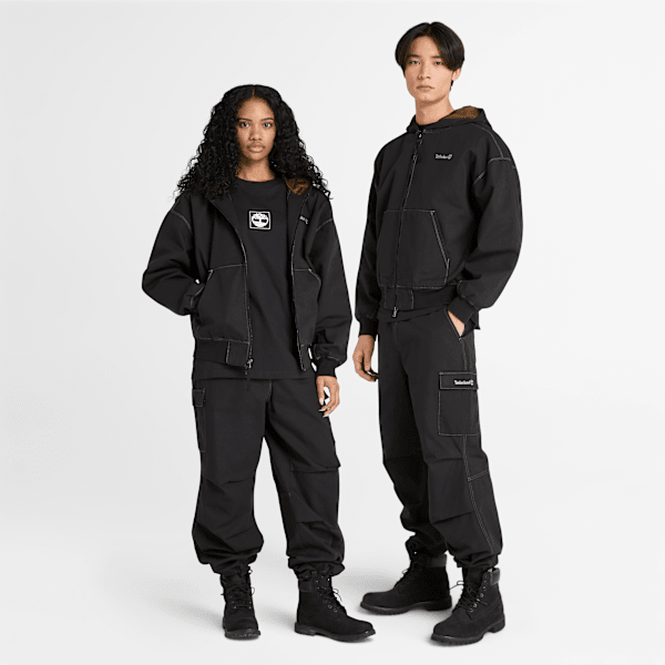 Timberland Washed Duck Canvas Cargo Pant Black