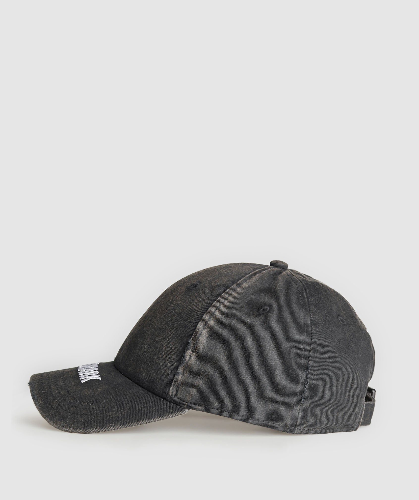 Women's Gymshark Washed Cap Black