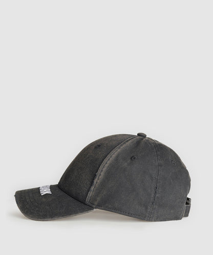 Women's Gymshark Washed Cap Black
