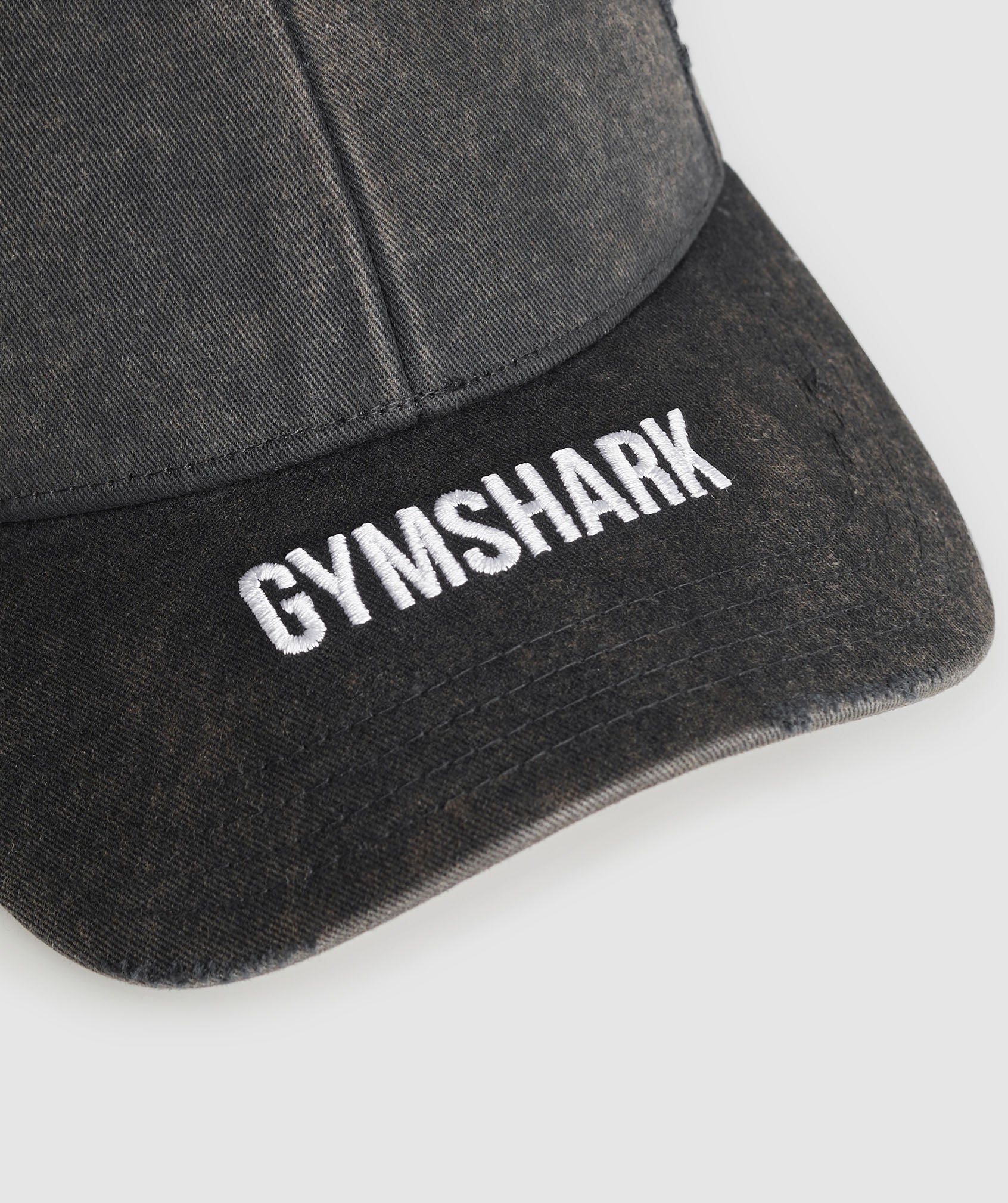 Women's Gymshark Washed Cap Black