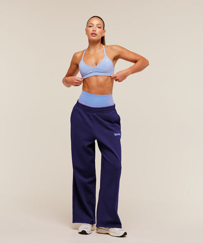Women's Gymshark Washed Minimal Sports Bra Steady Purple
