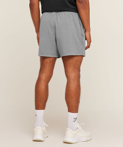 Gymshark Washed Pastels Shorts Black