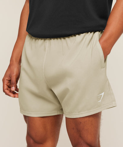 Gymshark Washed Pastels Shorts Pebble Grey