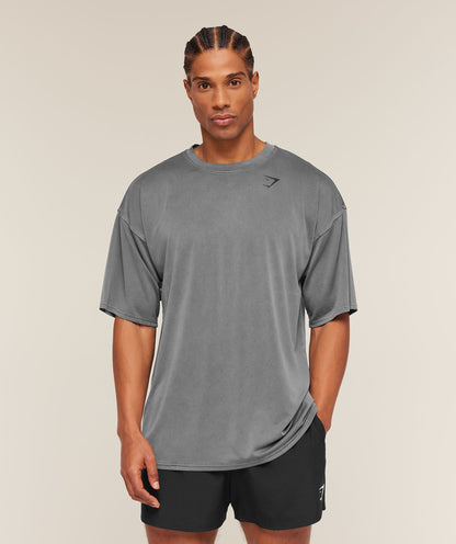 Gymshark Washed Pastels T-Shirt Black