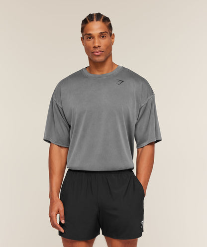 Gymshark Washed Pastels T-Shirt Black