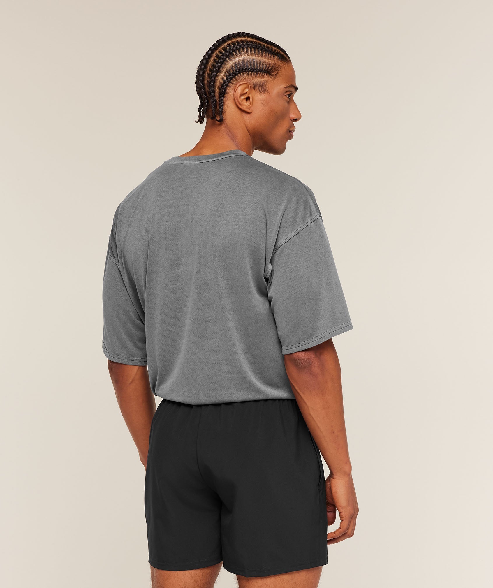 Gymshark Washed Pastels T-Shirt Black