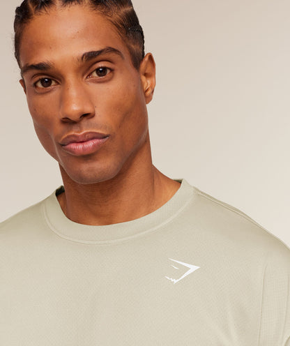 Gymshark Washed Pastels T-Shirt Pebble Grey