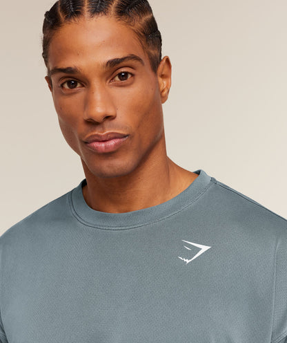 Gymshark Washed Pastels T-Shirt Stealth Blue