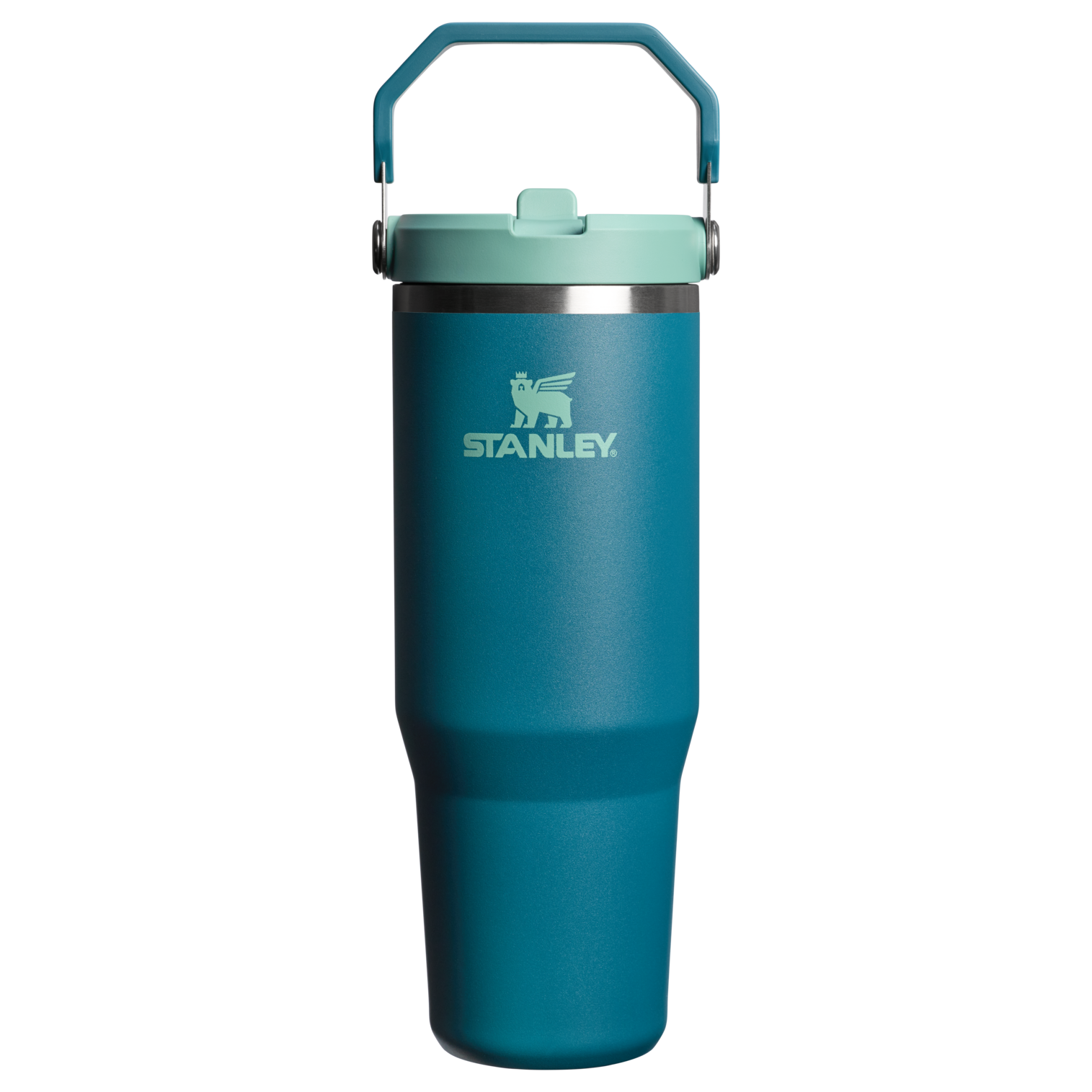 The IceFlow Flip Straw Tumbler Coastal Teal Coastal Teal