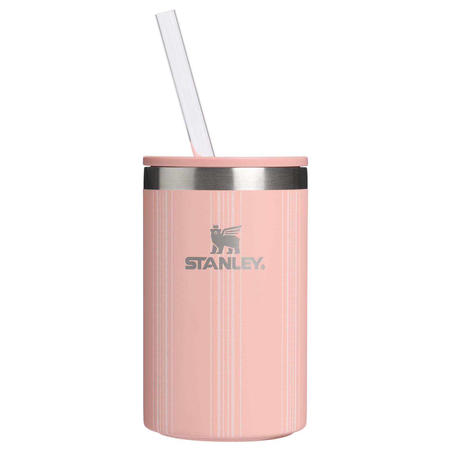 The Everyday Can Cooler Cup | 10 OZ Peach Rose Picnic Stripe Peach Rose Picnic Stripe
