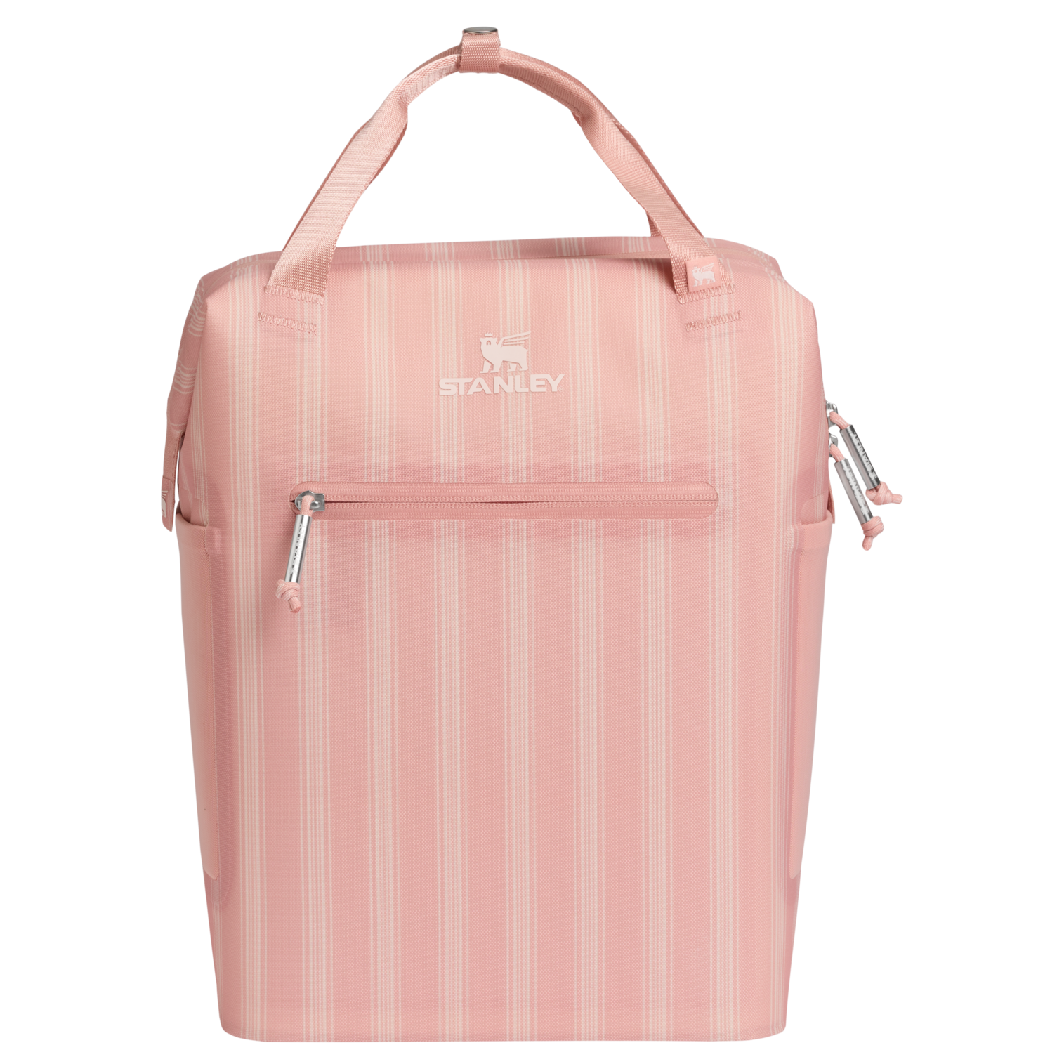 The All Day Madeleine Mini Cooler Backpack | 14 QT Peach Rose Picnic Stripe Peach Rose Picnic Stripe