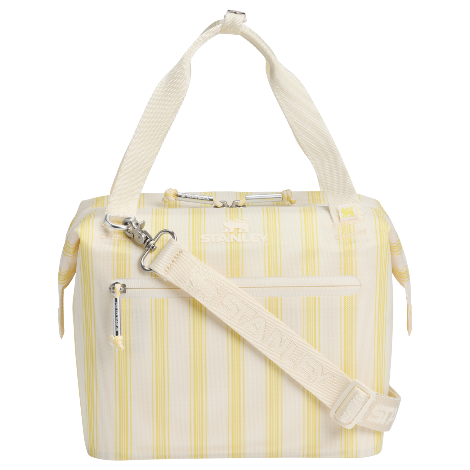 The All Day Julienne Mini Cooler | 7.4 QT Cream Picnic Stripe Cream Picnic Stripe