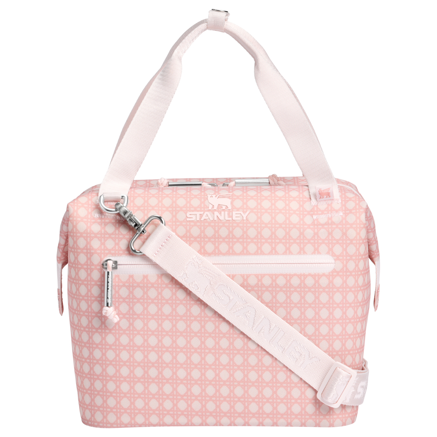 The All Day Julienne Mini Cooler | 7.4 QT Rose Quartz Rattan Rose Quartz Rattan