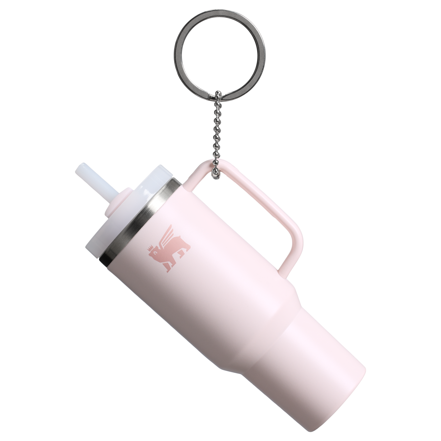 Stanley The Quencher H2.0 Tumbler Keychain | Rose Quartz Rose Quartz