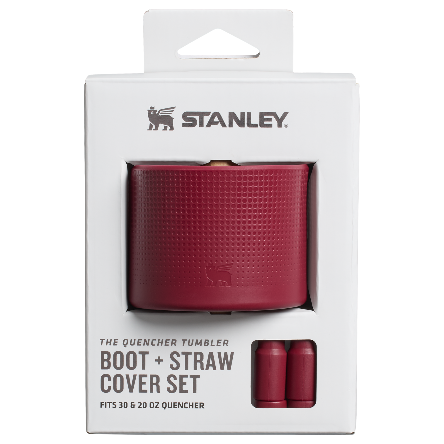 Stanley Quencher Boot and Straw Cover Set | 20 OZ Cranberry Cranberry