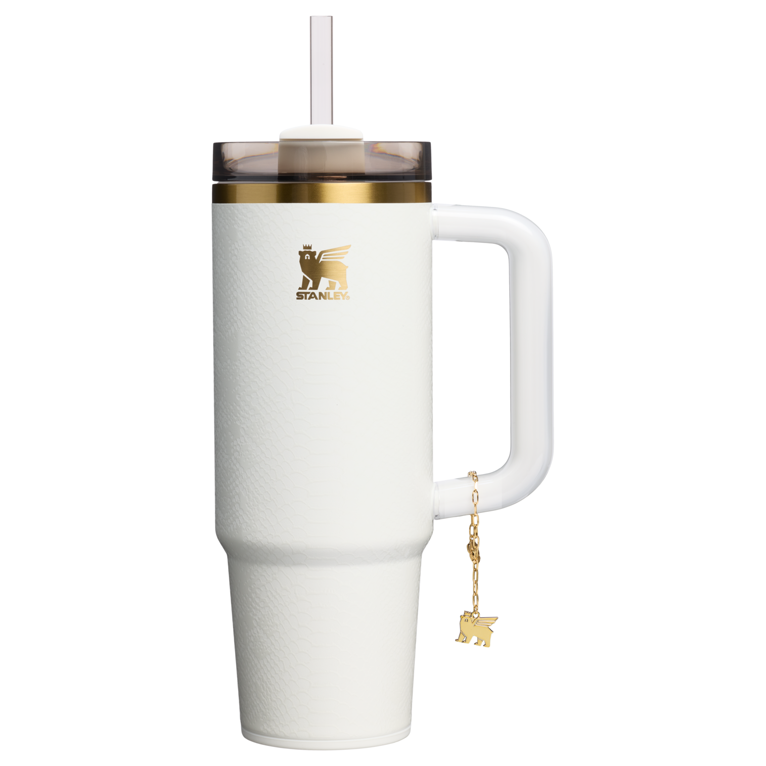 Stanley The Quencher Luxe H2.0 Flowstate Tumbler | 30 OZ Pale Stone Snakeskin Pale Stone Snakeskin