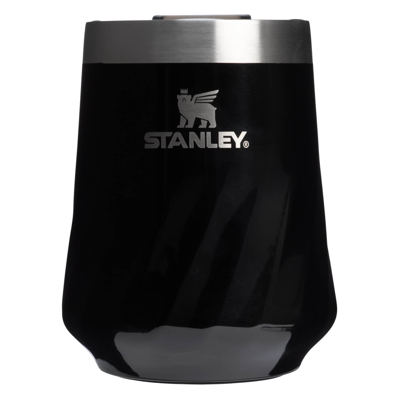 Stanley The Textured Reserve Wine Tumbler | 11 OZ Black Gloss Black Gloss
