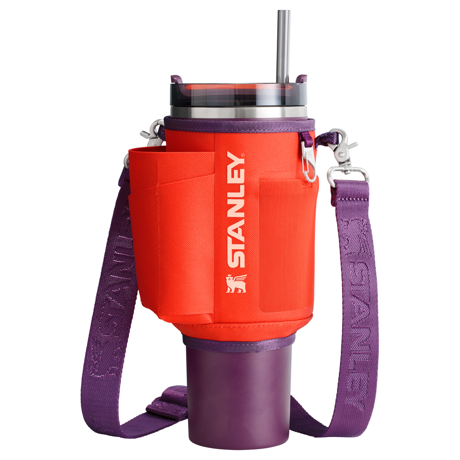 Stanley The All Day 40 OZ Quencher Carry-All | 40 OZ Tigerlily Plum Tigerlily Plum