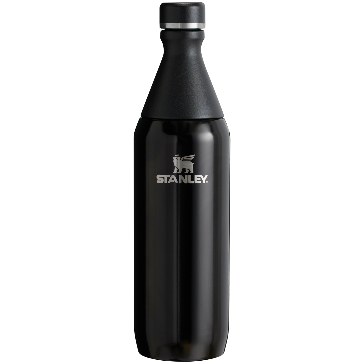 Stanley All Day Slim Bottle | 20 OZ Black Gloss Black Gloss
