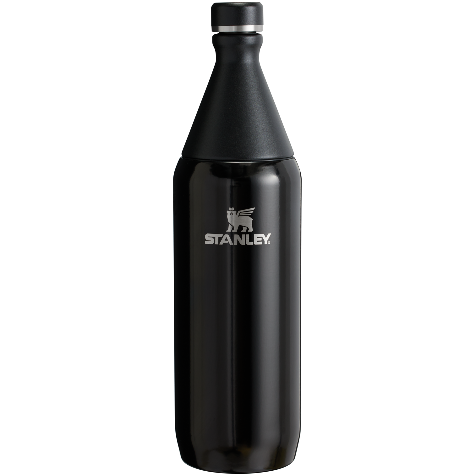Stanley All Day Slim Bottle | 34 OZ Black Gloss Black Gloss
