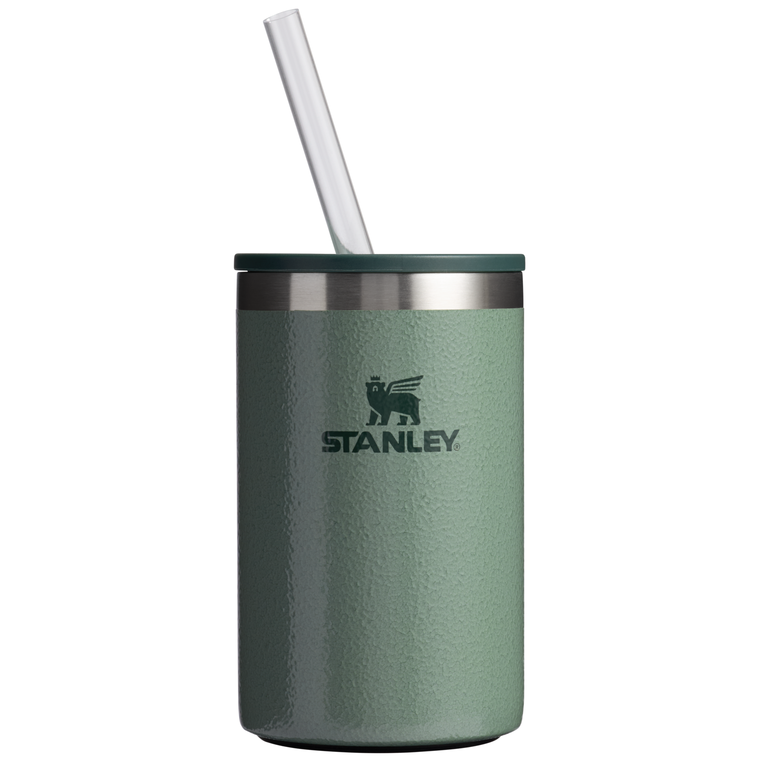 Stanley The Everyday Can Cooler Cup | 10 OZ | Stanley Create Hammertone Green Hammertone Green