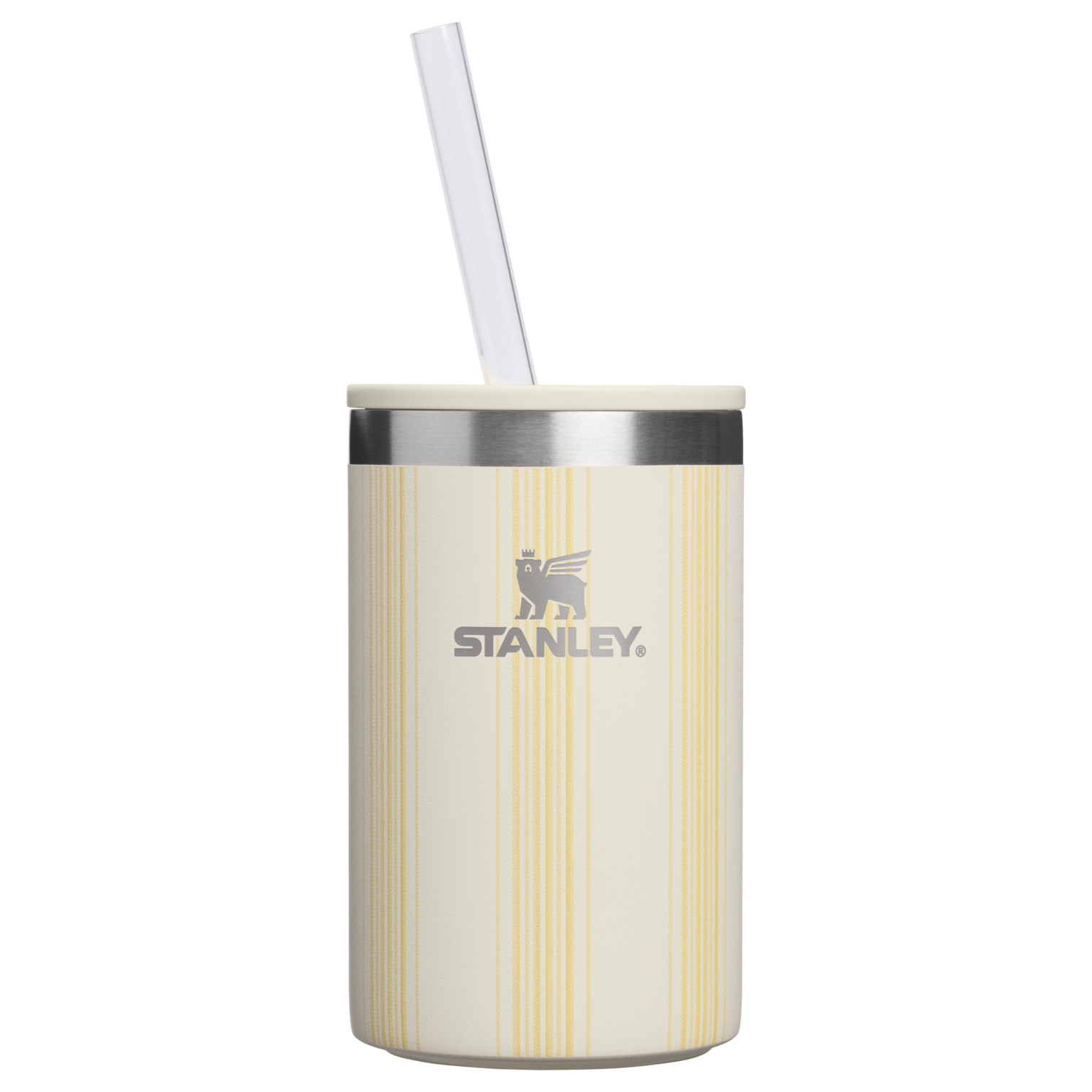 The Everyday Can Cooler Cup | 10 OZ Cream Picnic Stripe Cream Picnic Stripe
