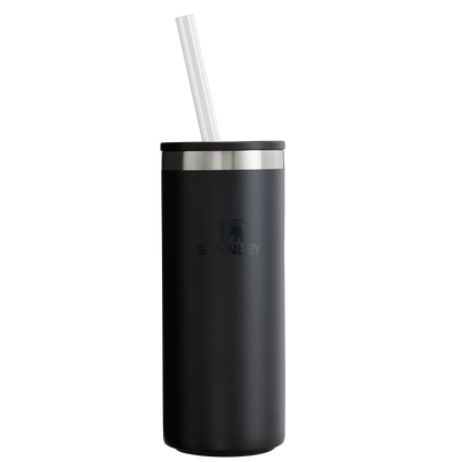 Stanley The Everyday Slim Can Cooler Cup | 10 OZ Black 2.0 Black 2.0 Black 2.0