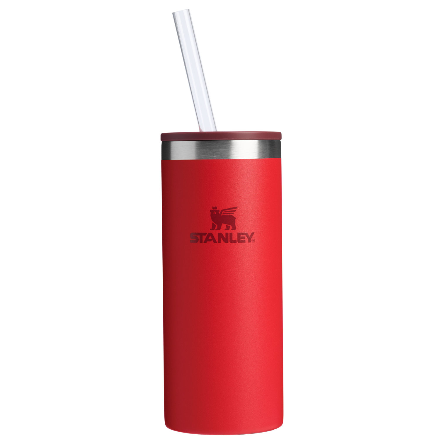 Stanley The Everyday Slim Can Cooler Cup | 10 OZ Chili Red Chili Red