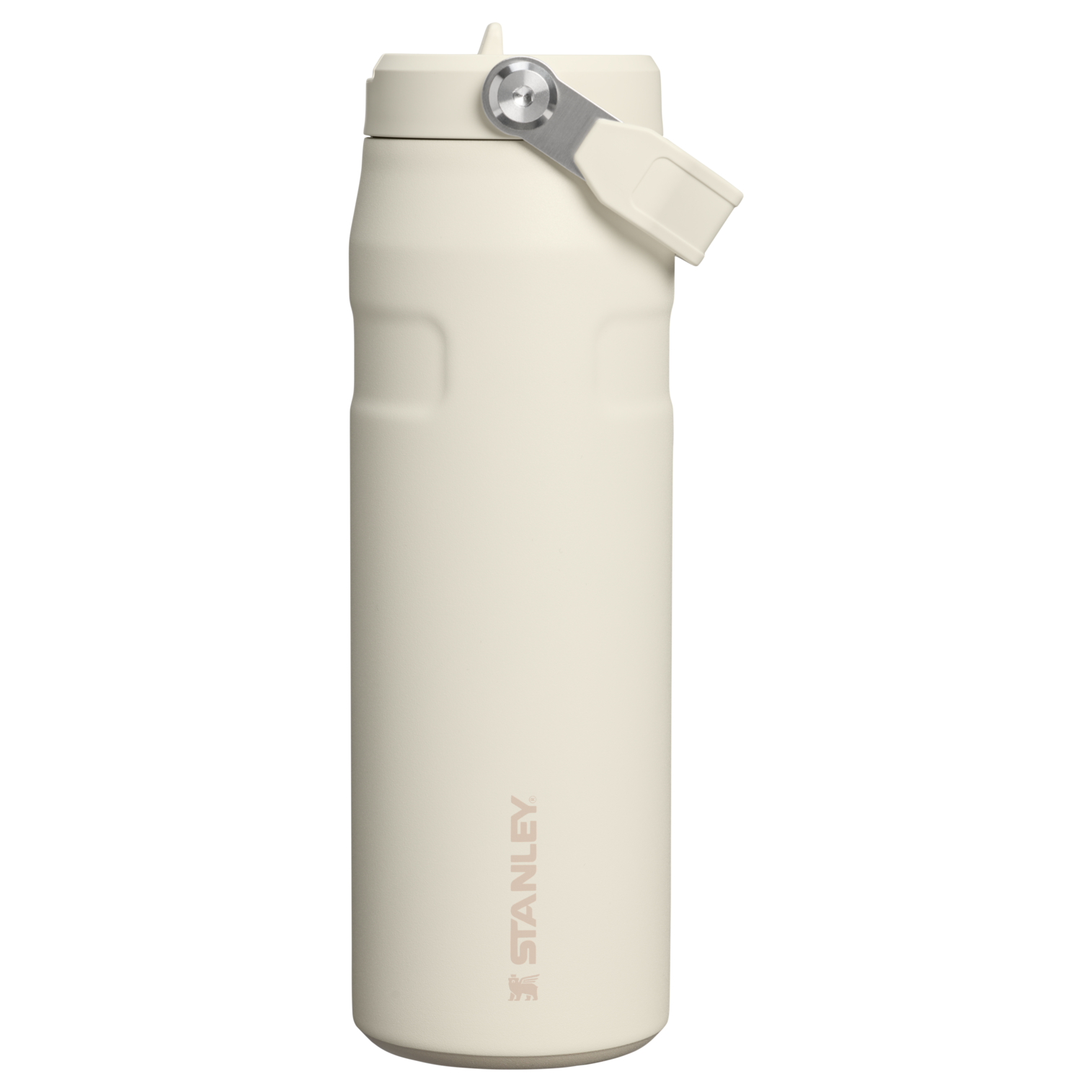 The IceFlow Bottle with Flip Straw Lid | 24 OZ Cream Cream