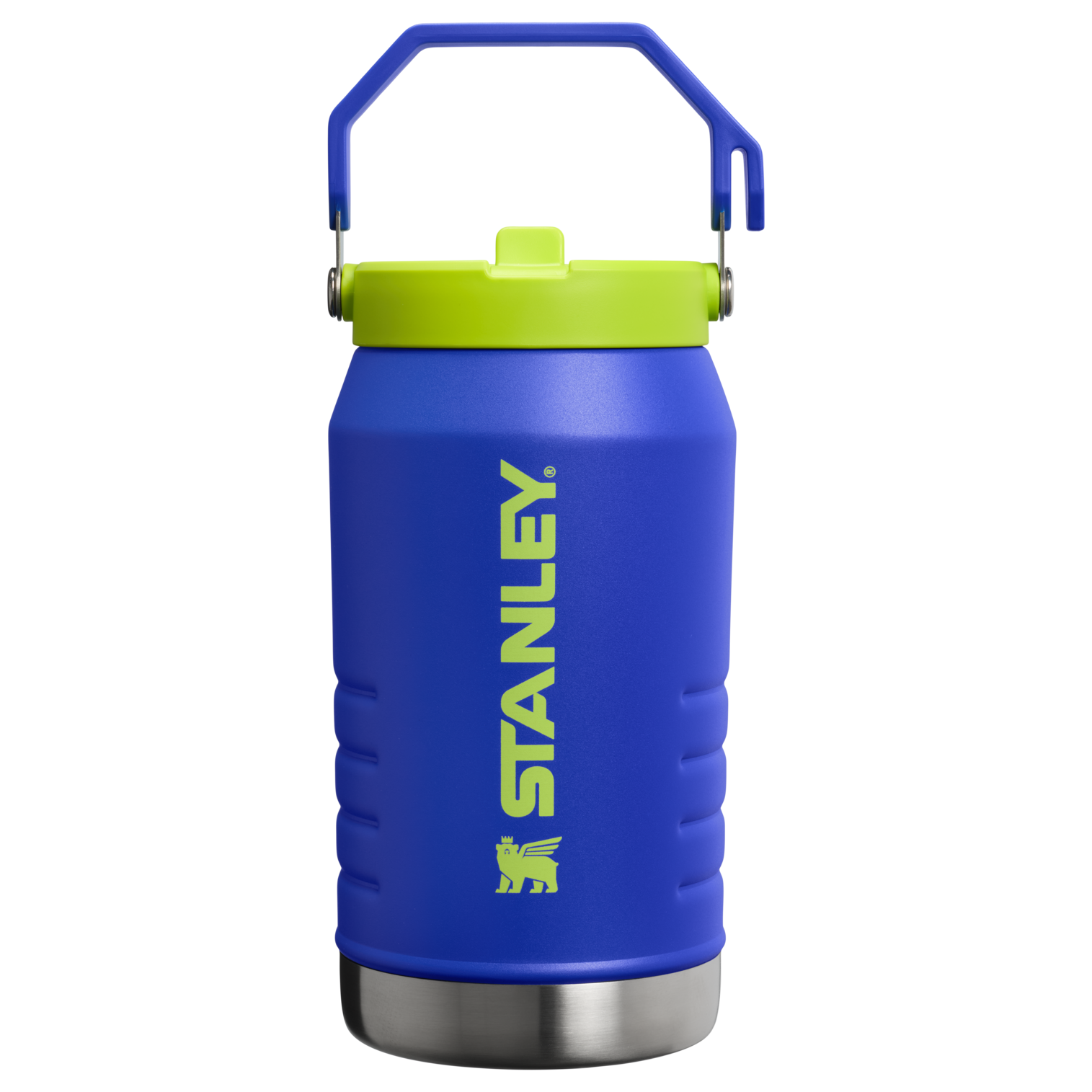 Stanley The IceFlow Flip Straw Jug | 64 OZ Cobalt Chartreuse Cobalt Chartreuse