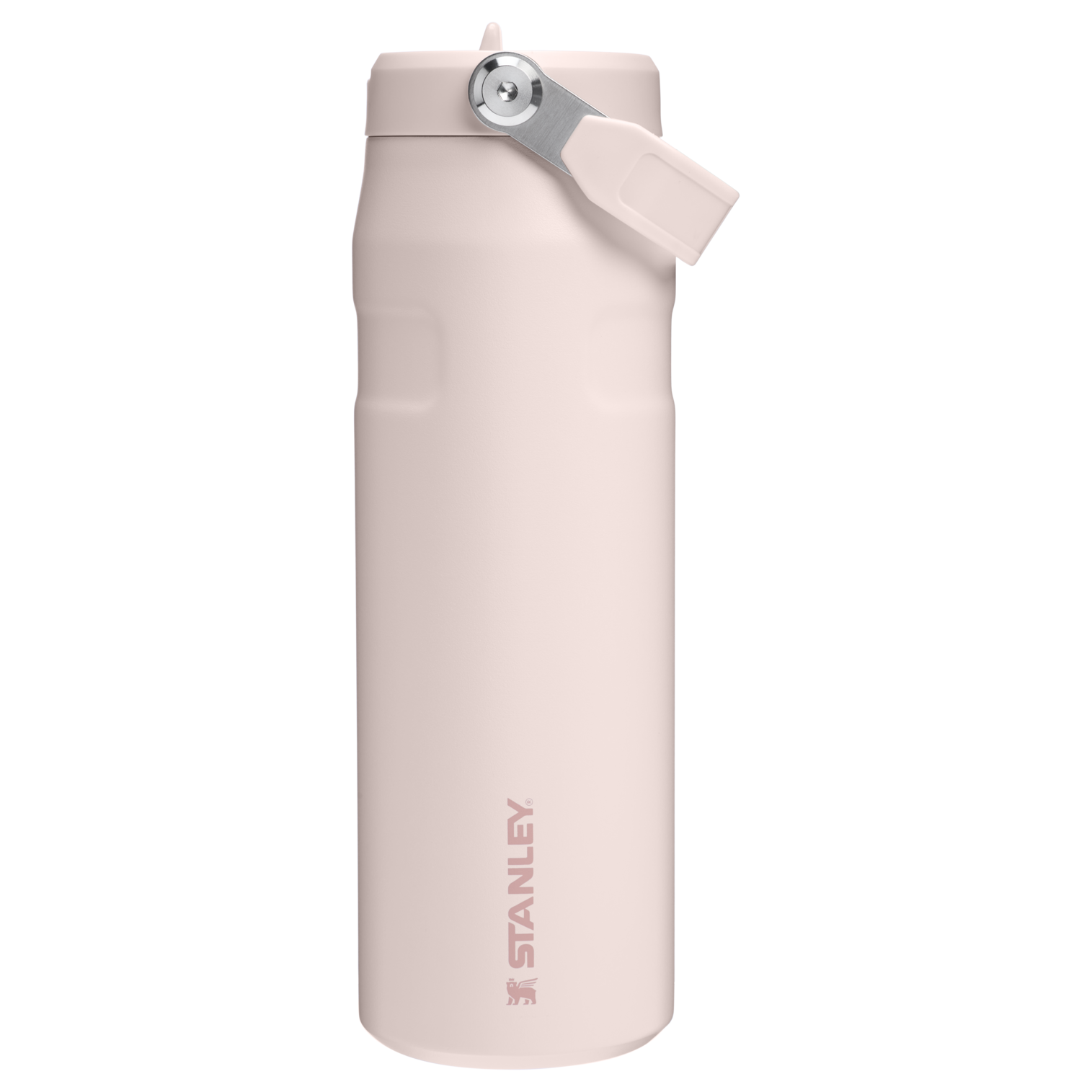 The IceFlow Bottle with Flip Straw Lid | 24 OZ Rose Quartz Rose Quartz
