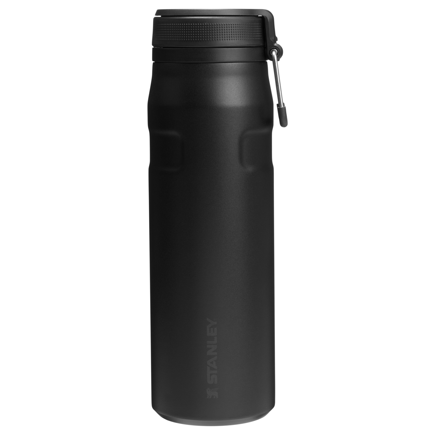 The IceFlow Bottle with Twist Flip Lid | 24 OZ Black 2.0 Black 2.0