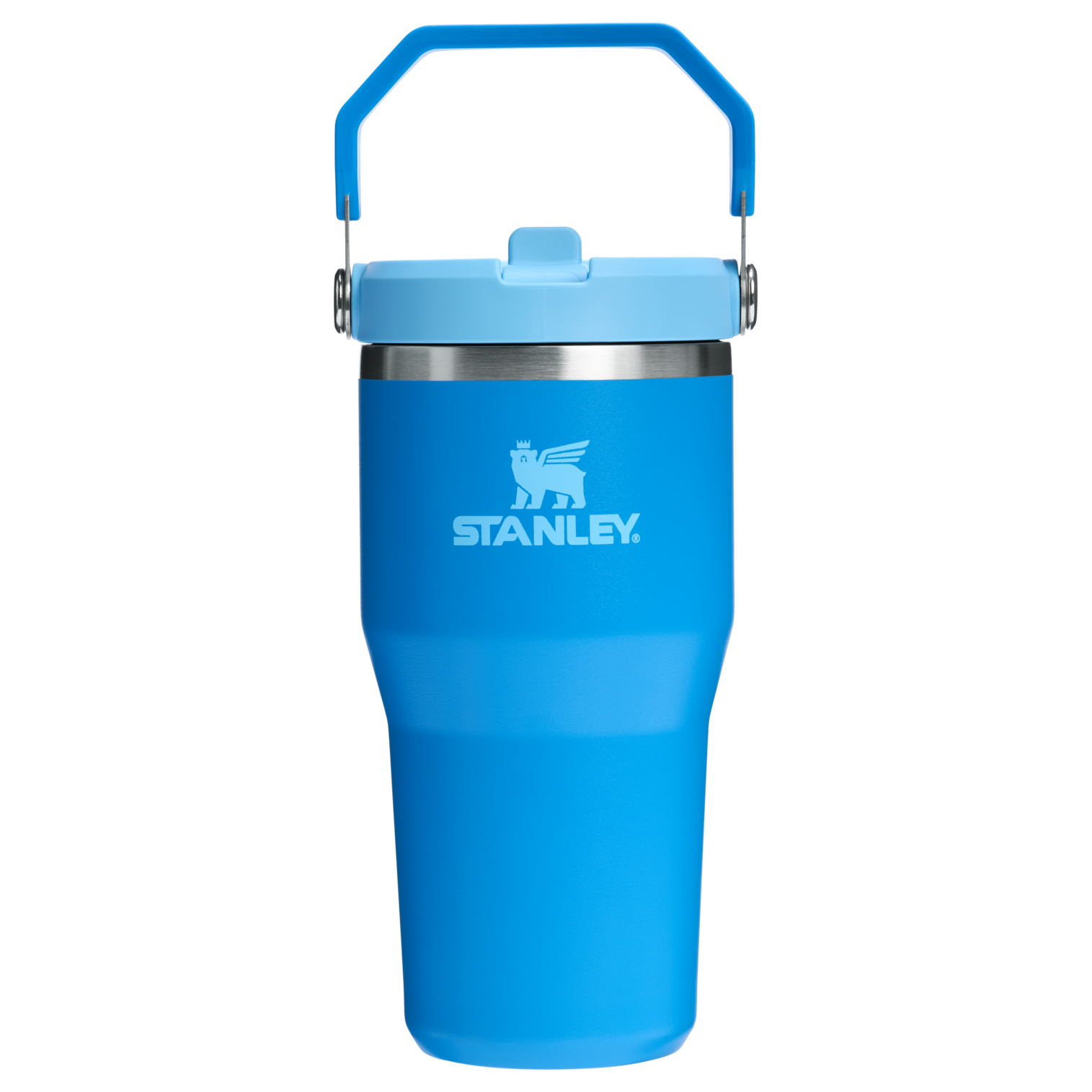 Stanley The IceFlow Flip Straw Tumbler | 20 OZ | Stanley Create Azure Azure