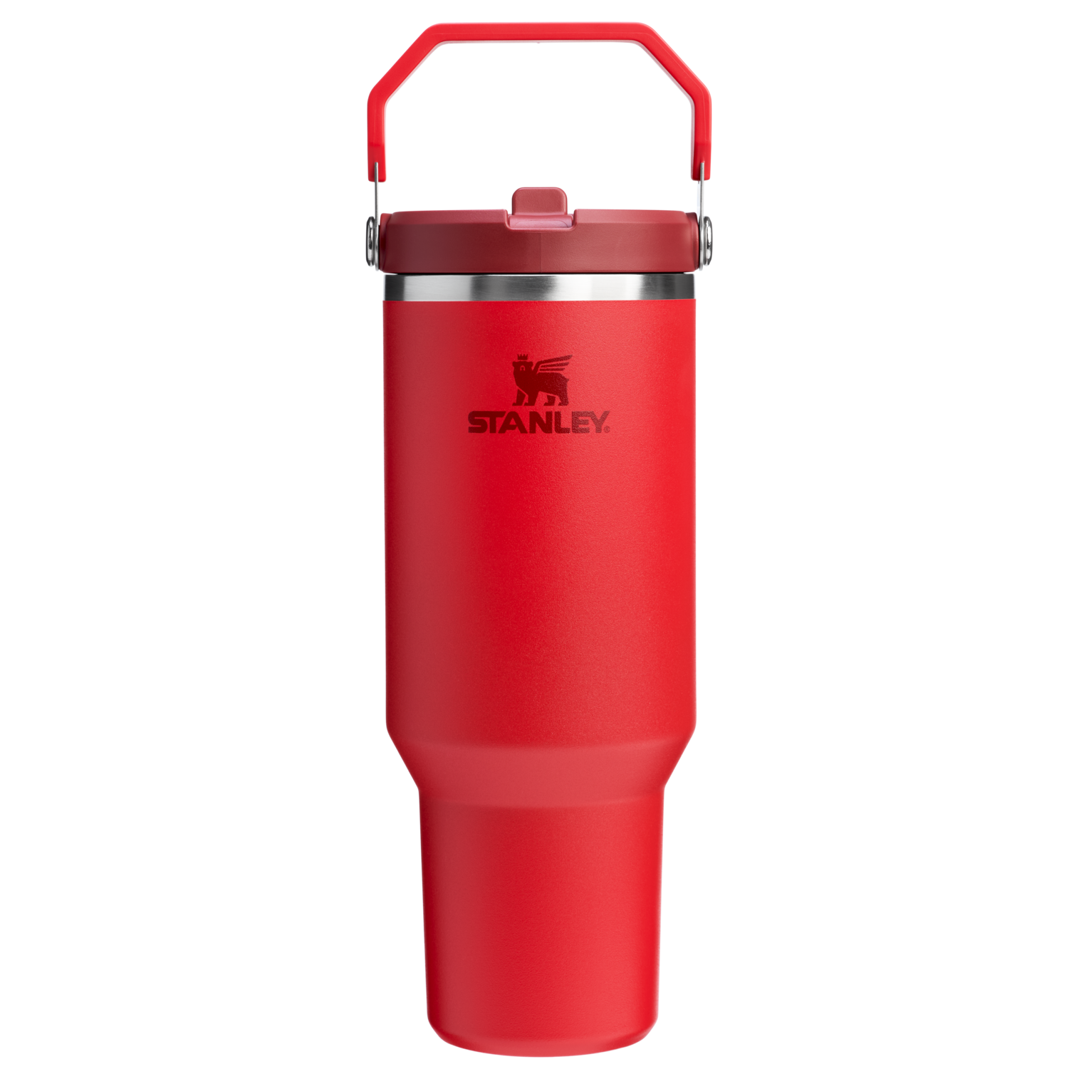 The IceFlow Flip Straw Tumbler | 40 OZ - Stanley Create Chili Red Chili Red