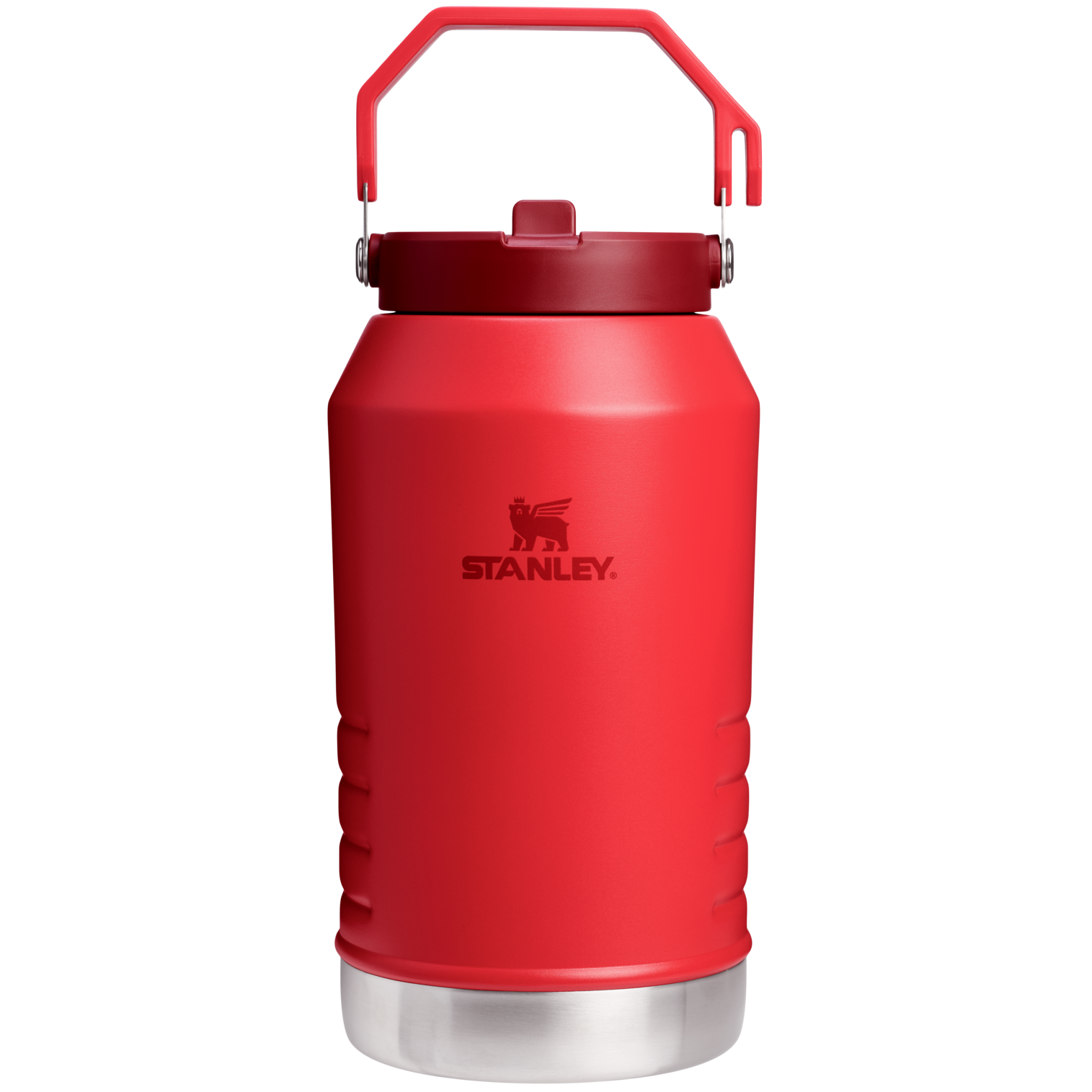 The IceFlow Flip Straw Jug Chili Red Chili Red