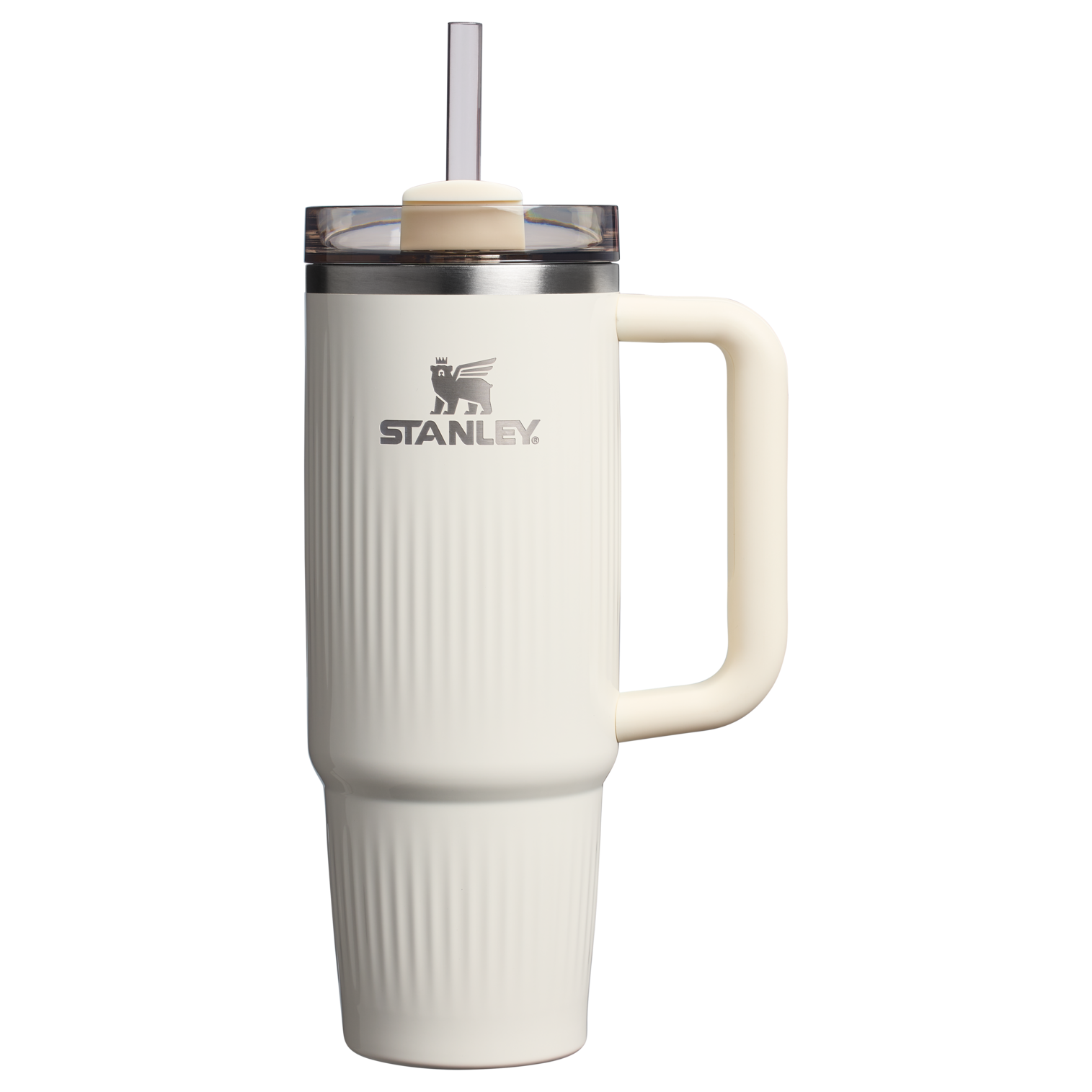 Stanley The Quencher H2.0 Fluted Tumbler | 30 OZ Cream Gloss Cream Gloss Cream Gloss