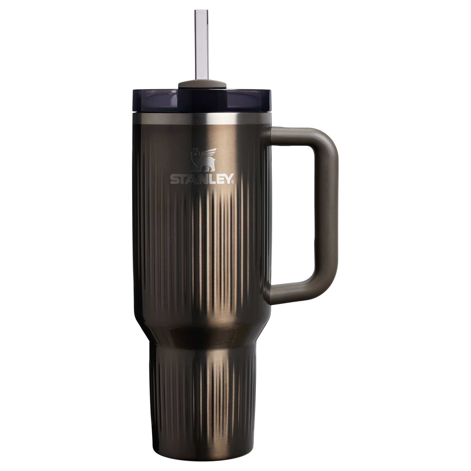 Stanley The Quencher H2.0 Fluted Tumbler | 40 OZ Gunmetal Shine Gunmetal Shine