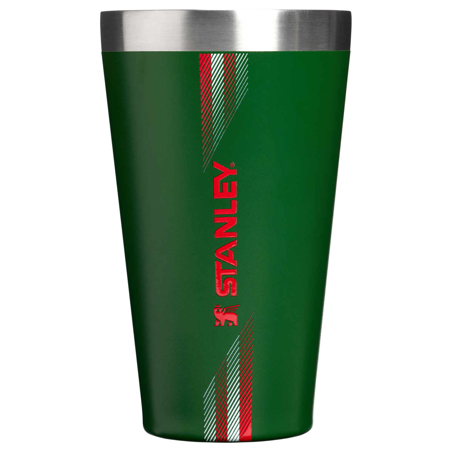 Country Collection Stacking Pint | 16 oz - Stanley Create Team Dark Green Red Team Dark Green Red