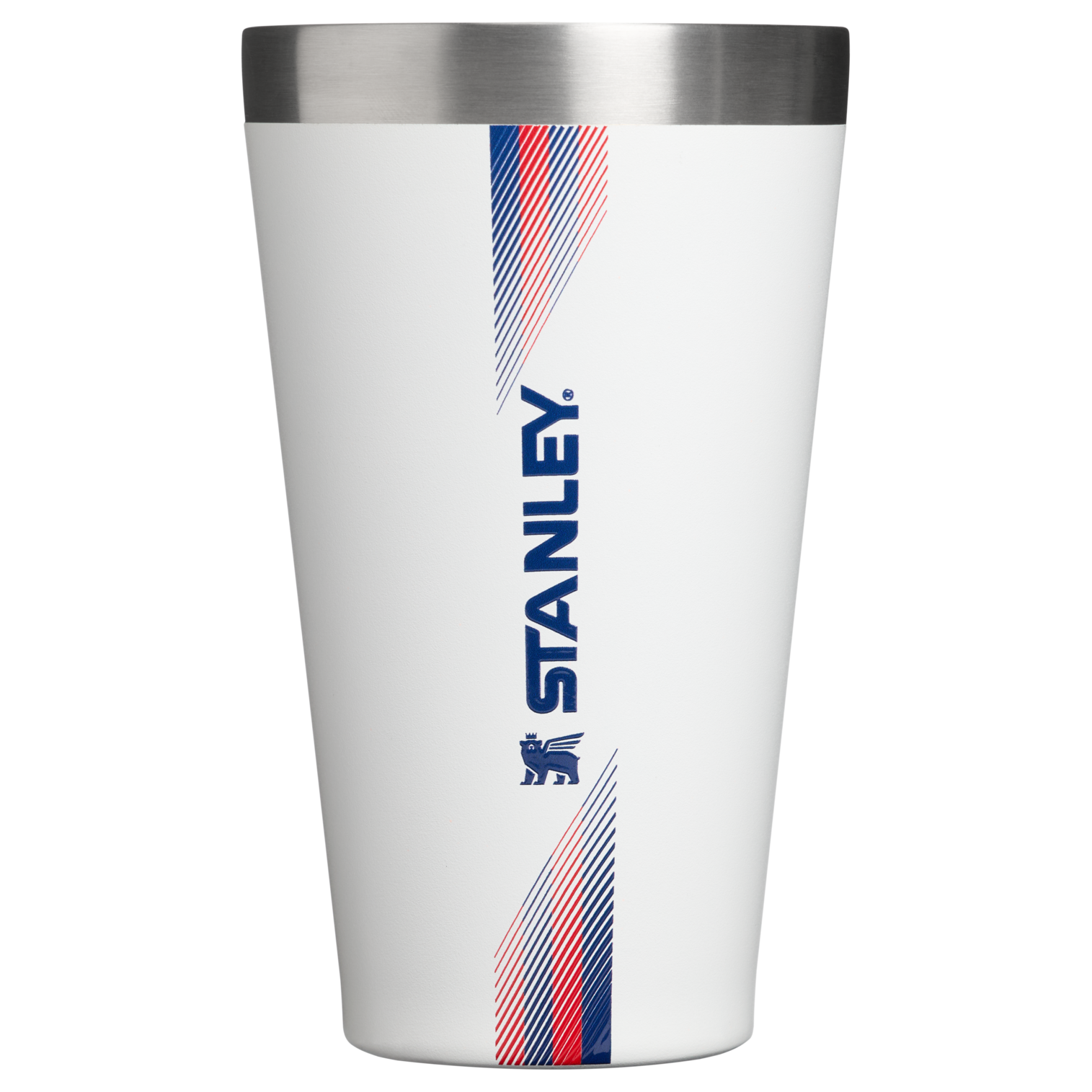 The Country Collection Stacking Pint | 16 OZ Team White Dark Blue Team White Dark Blue