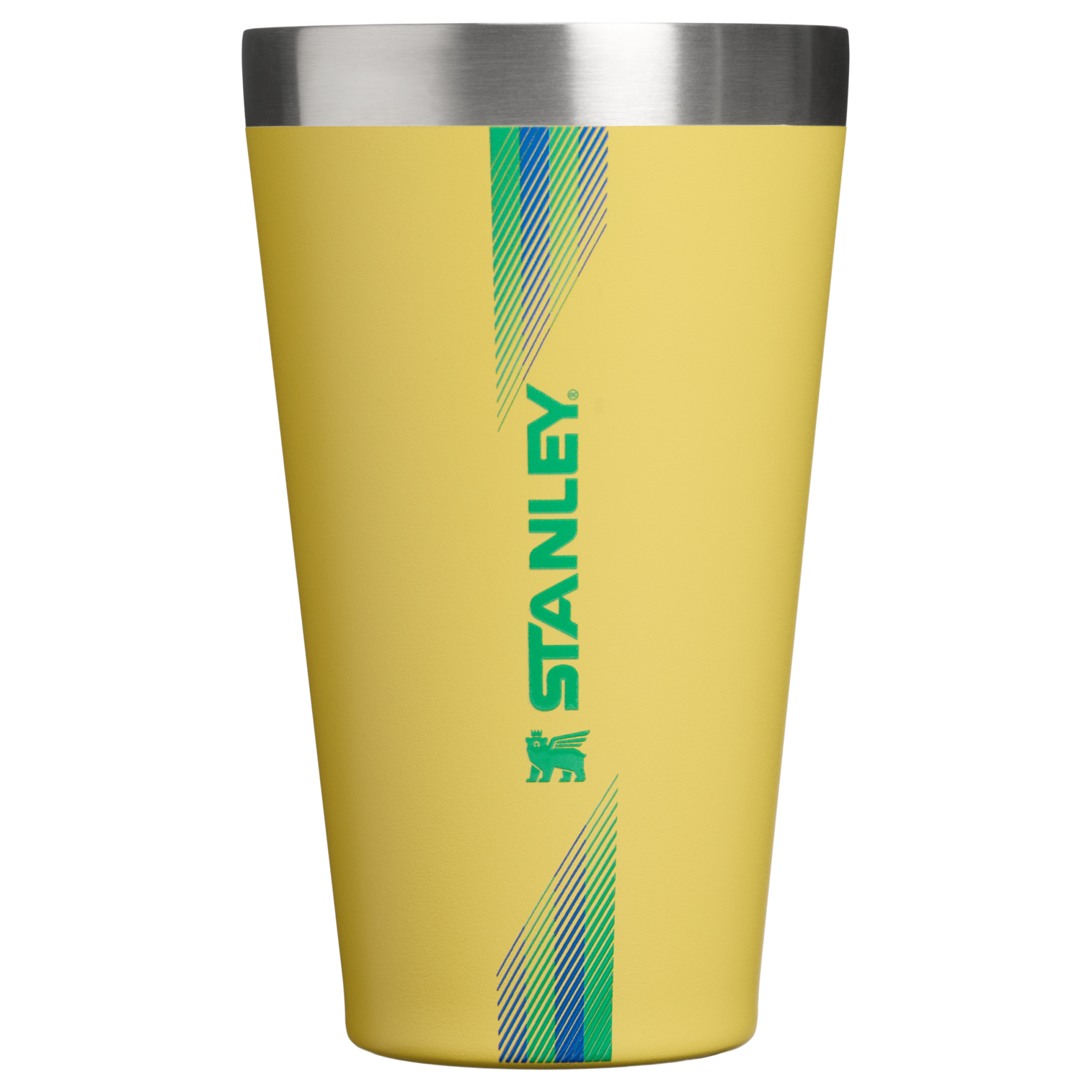 The Country Collection Stacking Pint | 16 OZ Team Yellow Green Team Yellow Green