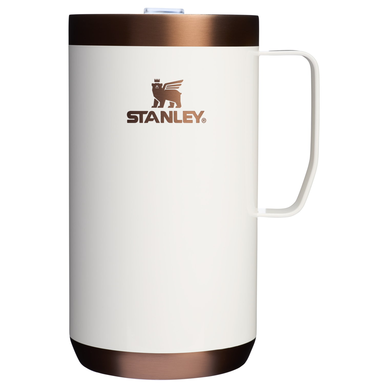 Stanley The Holiday Stay-Hot Camp Mug | 24 OZ Gilded Marshmallow Gilded Marshmallow